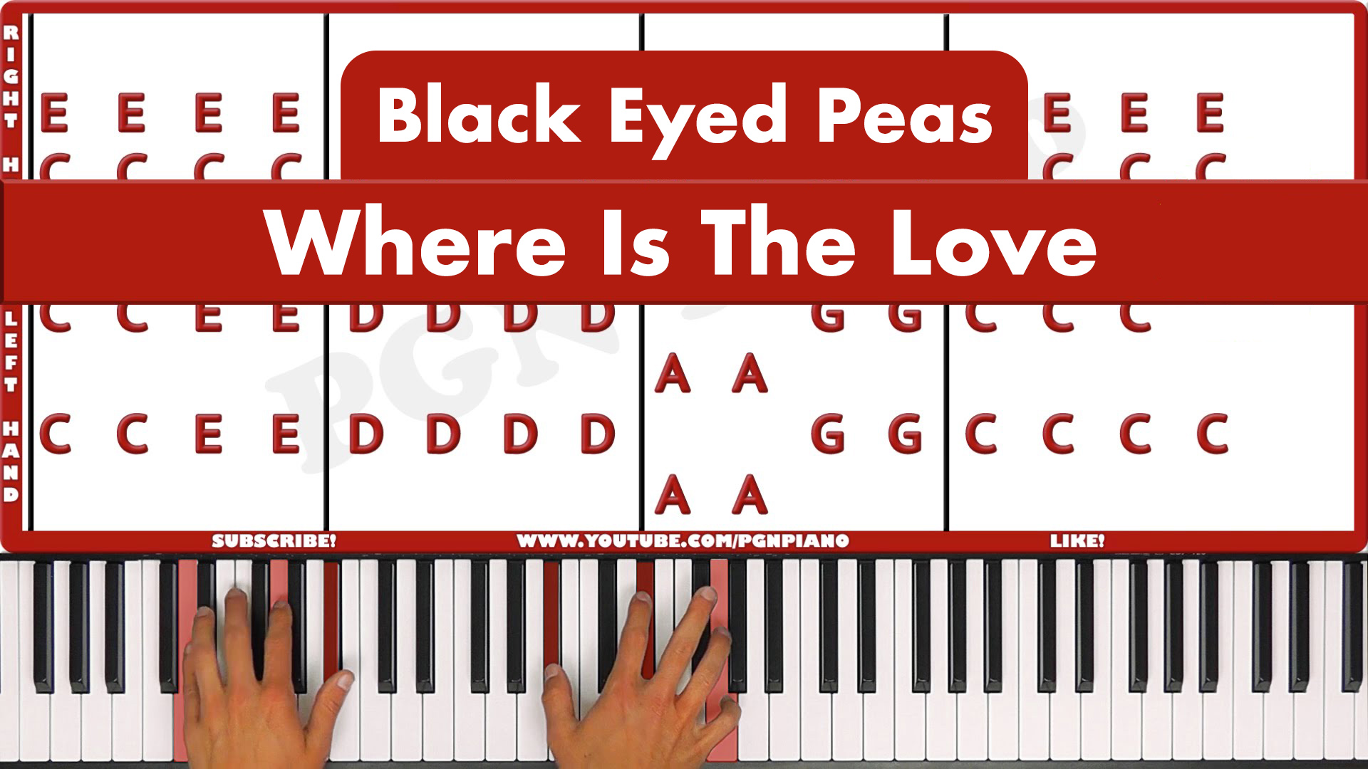 Black Eyed Peas – Where Is The Love – Easy