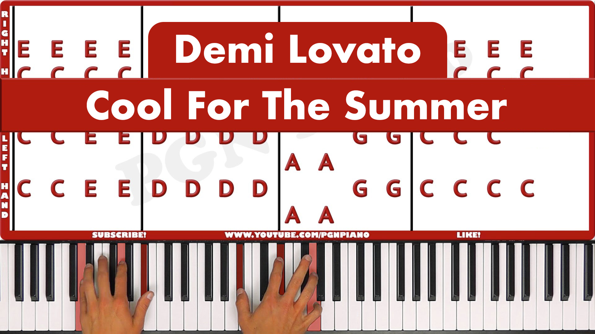 Demi Lovato – Cool For The Summer – Easy