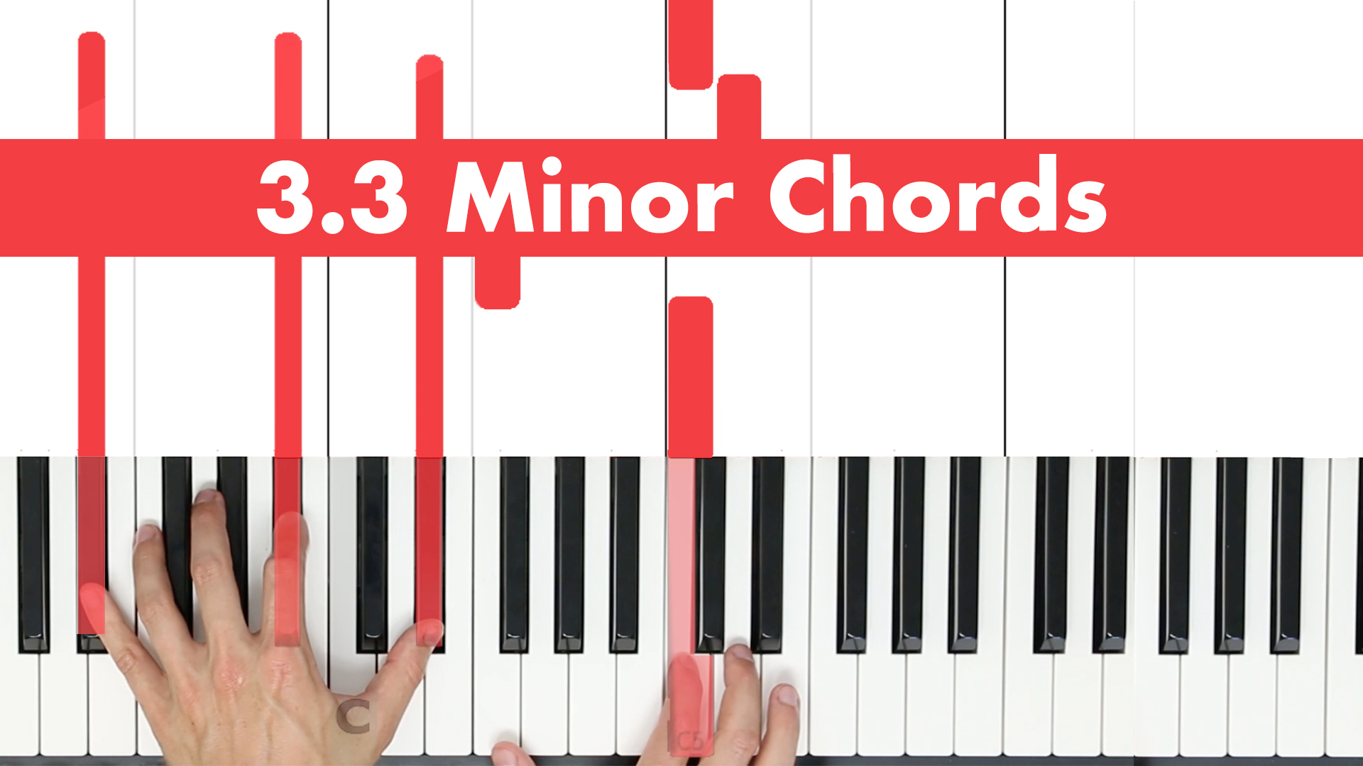 3.3 Minor Piano Chords