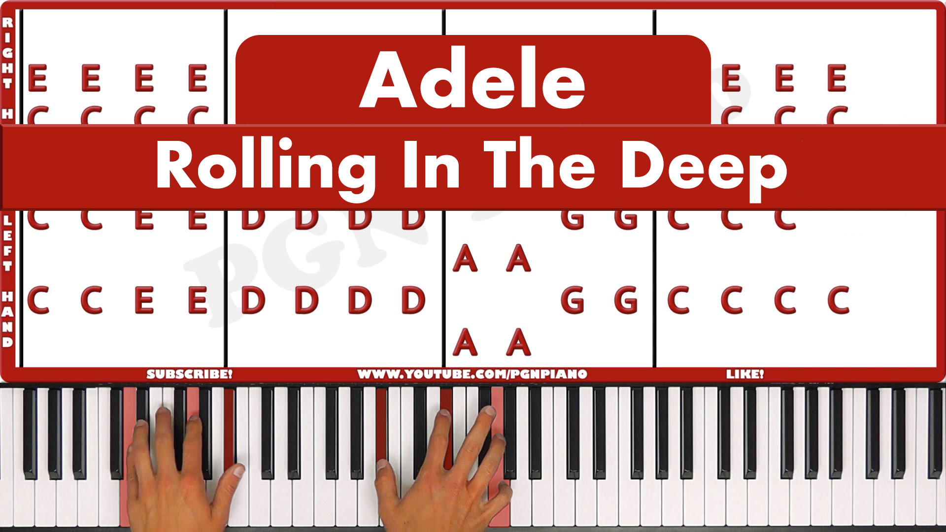 Adele – Rolling In The Deep – Easy