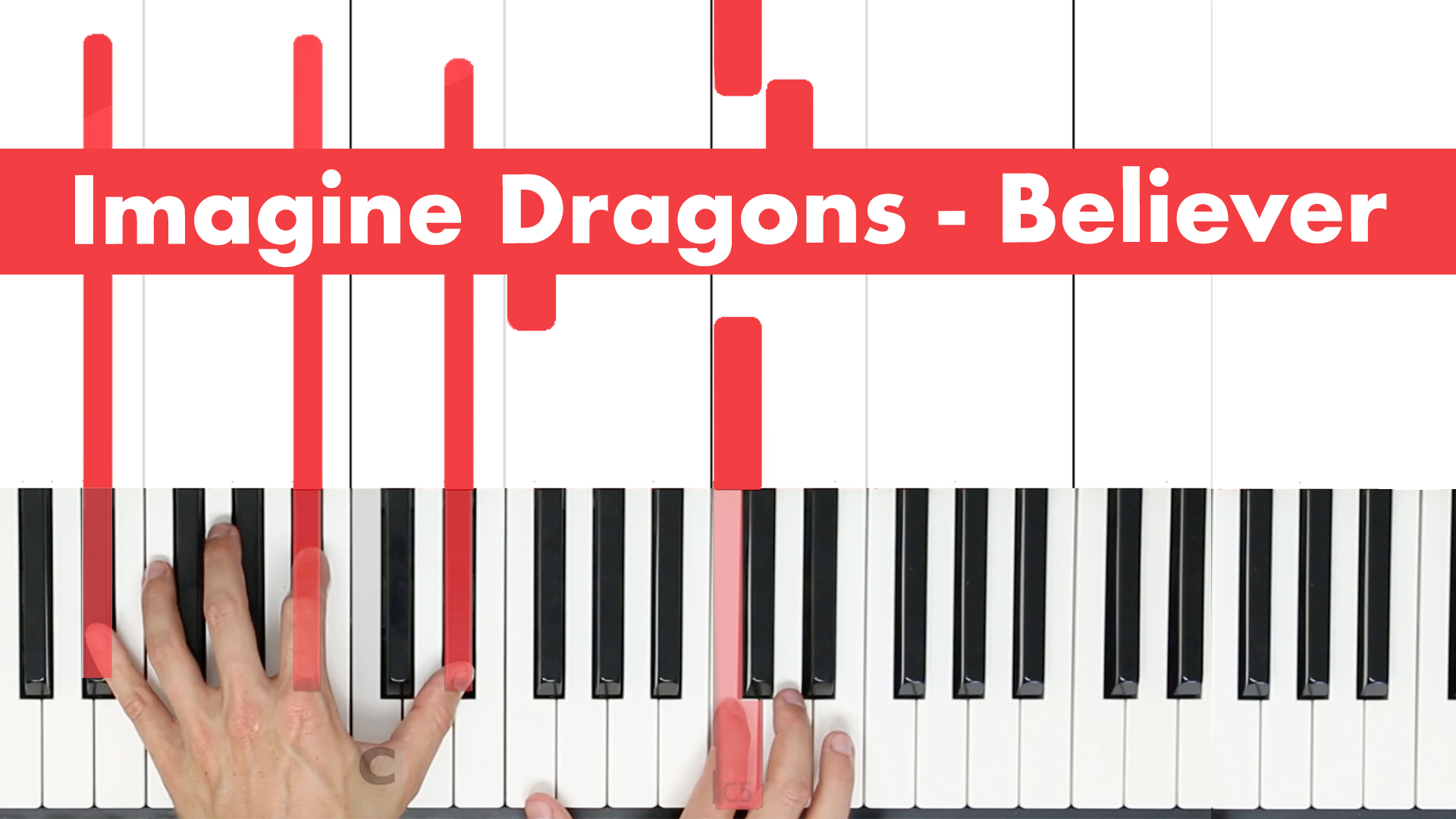 Imagine Dragons  Believer with Piano (Music Sheet) - Play with