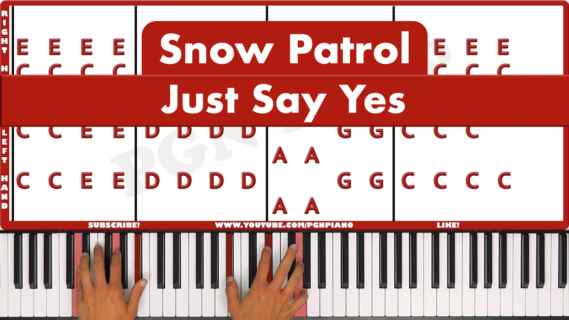Snow Patrol – Just Say Yes – Easy
