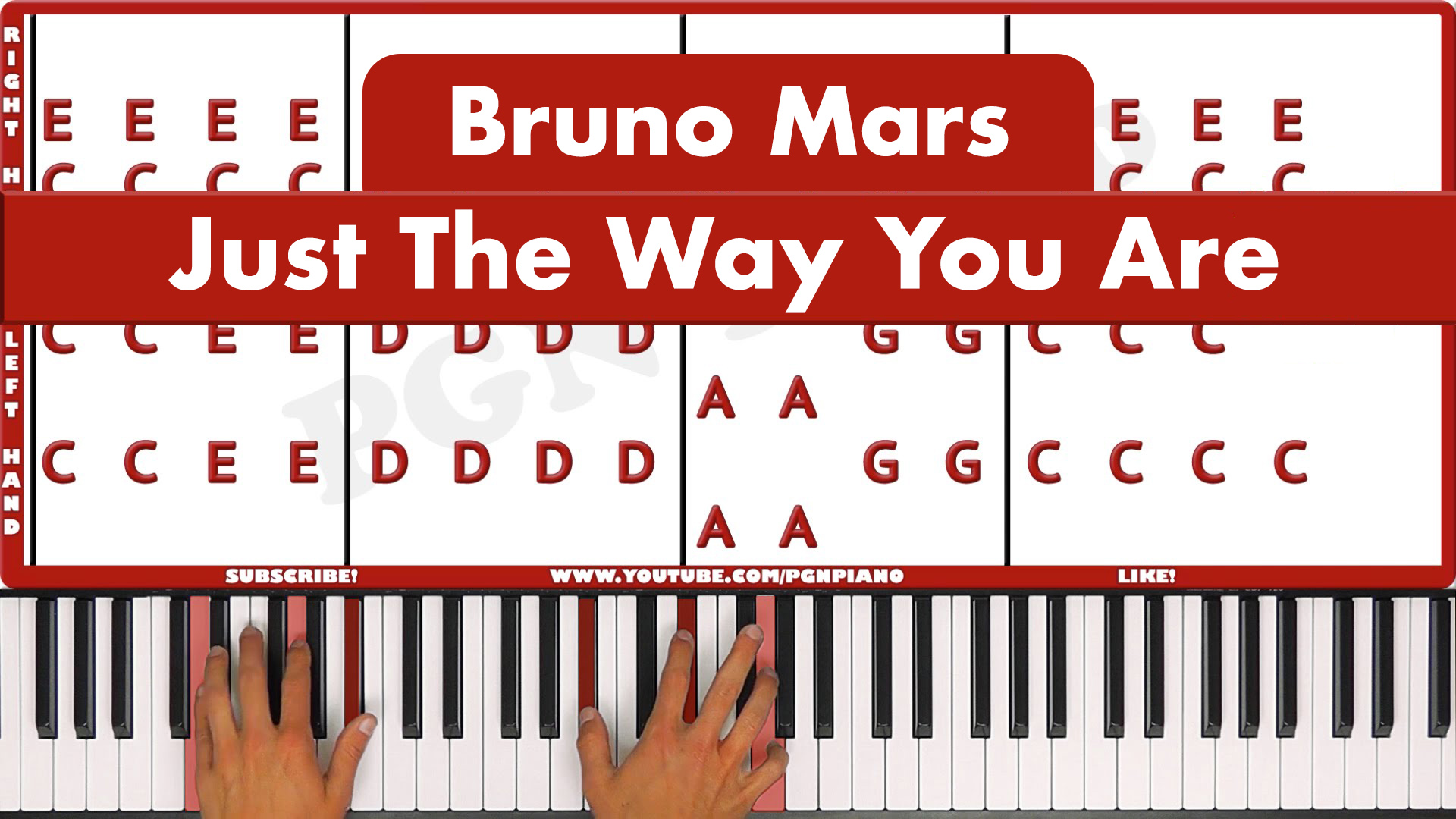 Bruno Mars – Just The Way You Are – Easy