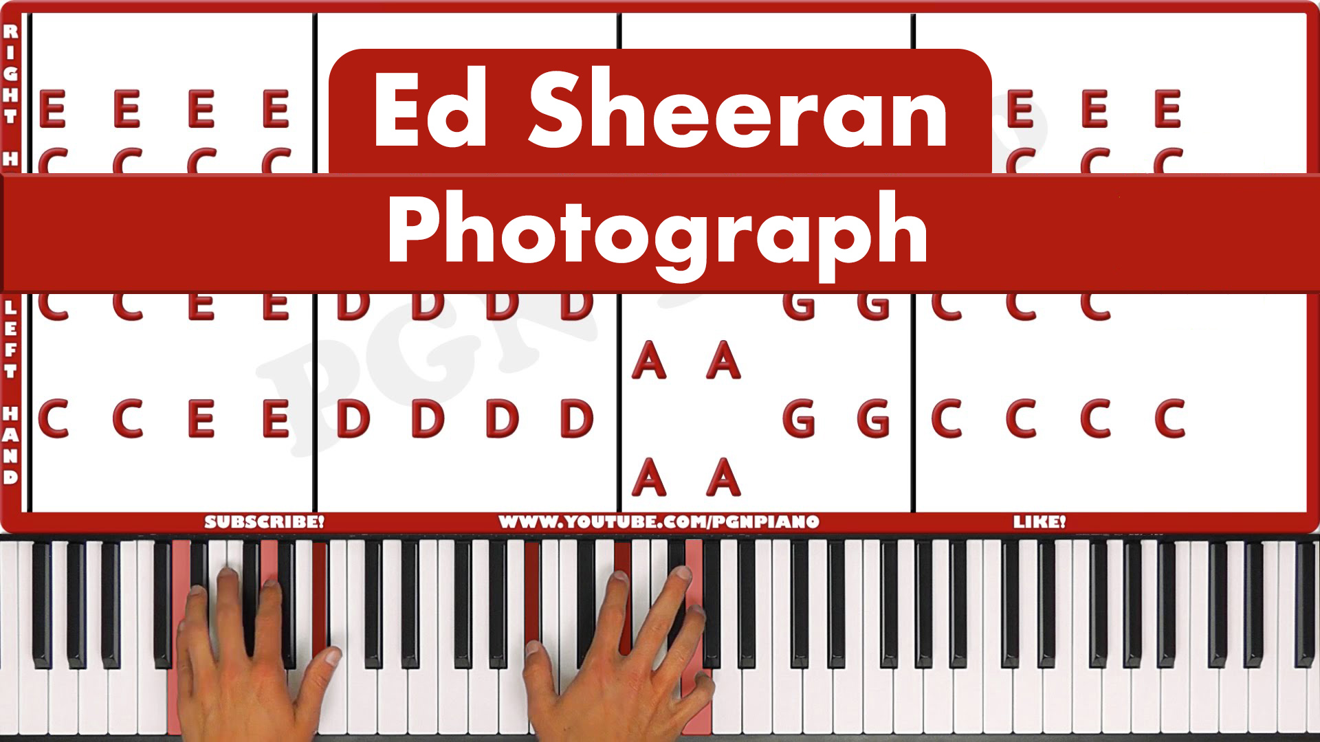 Ed Sheeran – Photograph – Vocal