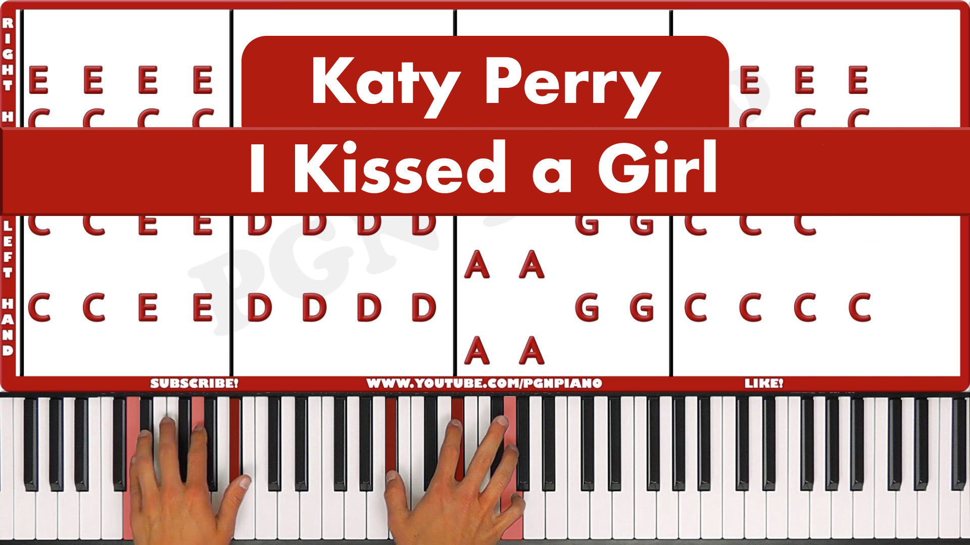 Katy Perry – I Kissed A Girl – Easy