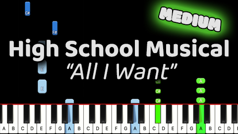 High School Musical – All I Want – Medium
