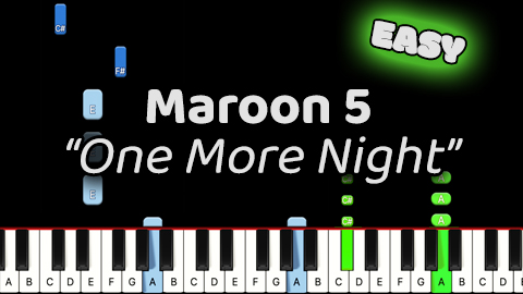 Maroon 5 – One More Night – Easy