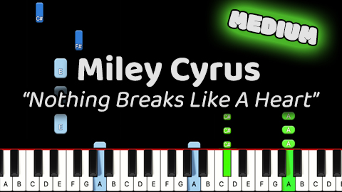 Miley Cyrus – Nothing Breaks Like A Heart – Medium