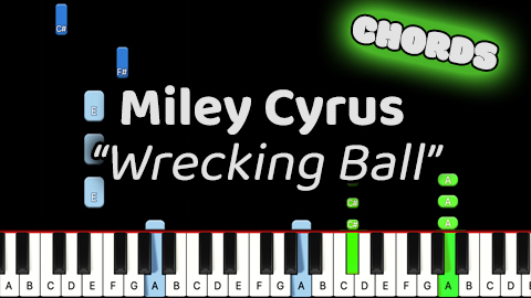 Miley Cyrus – Wrecking Ball – Chords