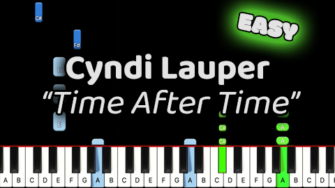 Cyndi Lauper – Time After Time – Easy