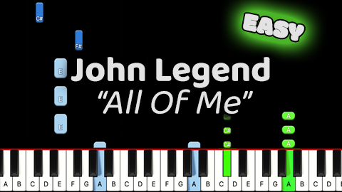 john legend all of me chords