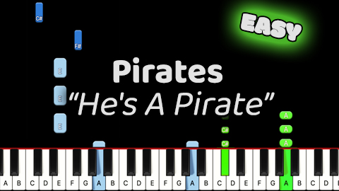 Pirates – He’s A Pirate – Easy