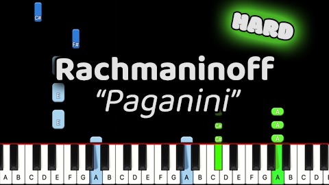Rachmaninoff – Paganini – Hard