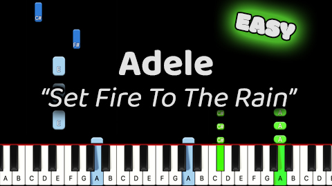 Adele – Set Fire To The Rain – Easy