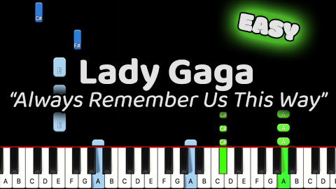 Lady Gaga – Always Remember Us This Way – Easy