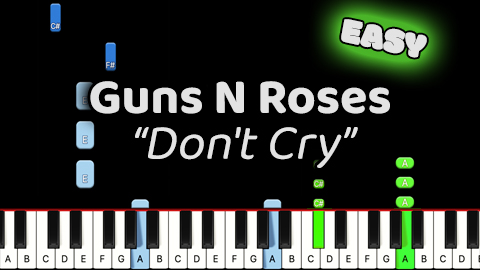 Guns N Roses – Don’t Cry – Easy