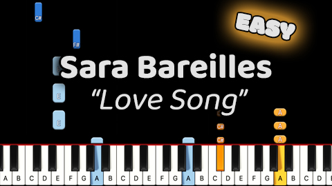 Sara Bareilles – Love Song – Easy