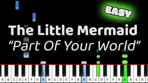 The Little Mermaid – Part Of Your World – Easy