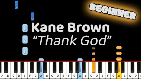 Kane Brown – Thank God – Beginner