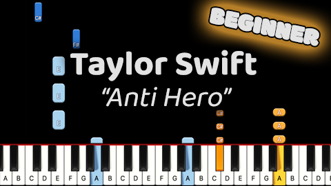 Taylor Swift – Anti Hero – Beginner