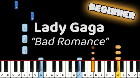 Lady Gaga – Bad Romance – Beginner