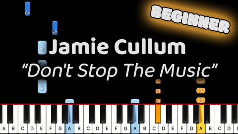 Jamie Cullum – Don’t Stop The Music – Beginner