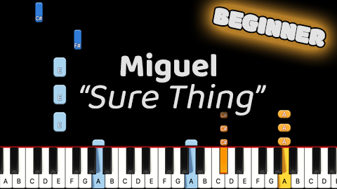 Miguel – Sure Thing – Beginner