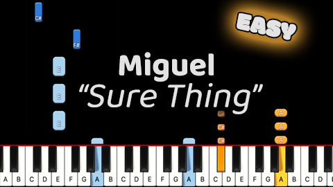 Miguel – Sure Thing – Easy
