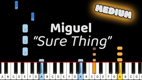 Miguel – Sure Thing – Medium