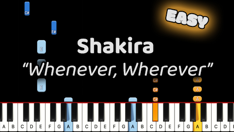 Shakira – Whenever, Wherever – Easy
