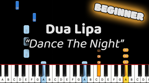 Dua Lipa – Dance The Night – Beginner