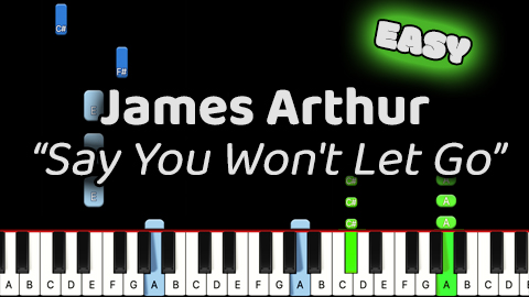James Arthur – Say You Won’t Let Go – Easy