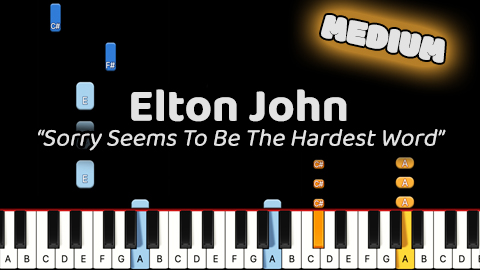 Elton John – Sorry Seems To Be The Hardest Word – Medium
