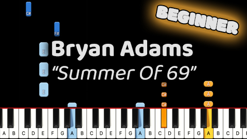 Bryan Adams – Summer Of 69 – Beginner