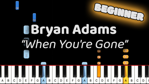 Bryan Adams – When You’re Gone – Beginner