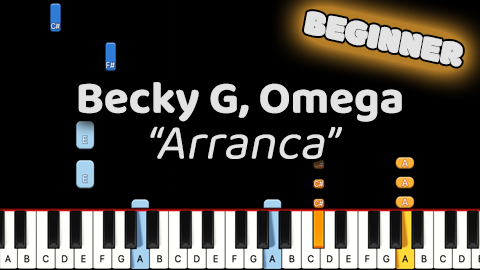 Becky G Omega Arranca Beginner MARKS PIANO