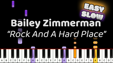 Bailey Zimmerman – Rock And A Hard Place – Easy – Slow