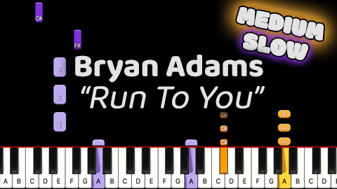 Bryan Adams – Run To You – Medium – Slow – MARKS PIANO