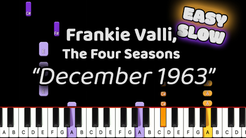 Frankie Valli, The Four Seasons – December 1963 (oh what a night) – Easy – Slow