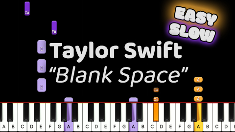 Taylor Swift – Blank Space – Easy – Slow