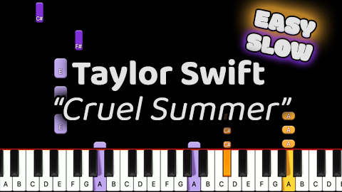 Taylor Swift – Cruel Summer – Easy – Slow