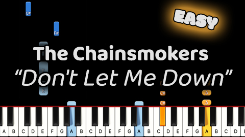 The Chainsmokers – Don’t Let Me Down – Easy