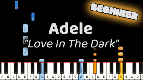 Adele – Love In The Dark – Beginner