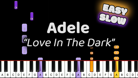 Adele – Love In The Dark – Easy – Slow