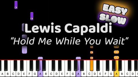 Lewis Capaldi – Hold Me While You Wait – Easy – Slow