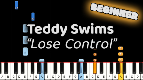 Lose Control Violin Tutorial Teddy Swims – Lose Control – Beginner – MARKS PIANO