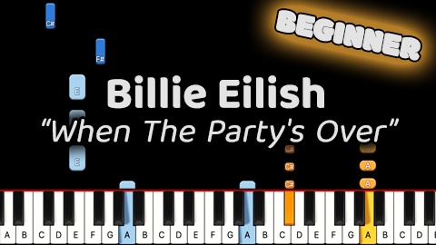 Billie Eilish – When The Party’s Over – Beginner