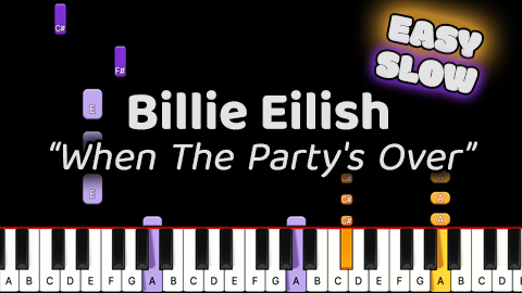 Billie Eilish – When The Party’s Over – Easy – Slow