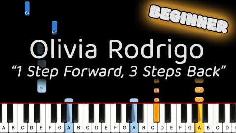 Olivia Rodrigo – 1 Step Forward, 3 Steps Back – Beginner