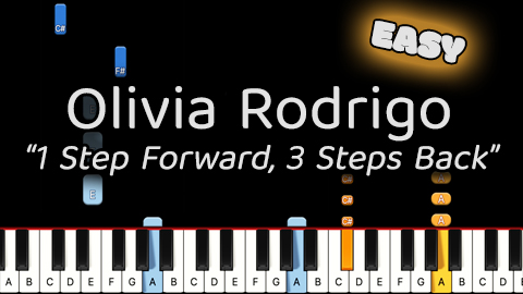 Olivia Rodrigo – 1 Step Forward, 3 Steps Back – Easy